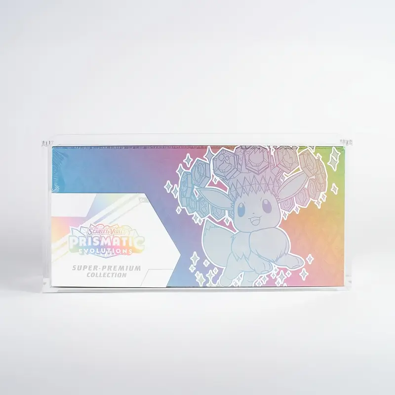 Lowkeystore Acrylic Display Case For Pokémon Centre Tohoku/Hiroshima/Fukuoka Special Box – Clear Magnetic
