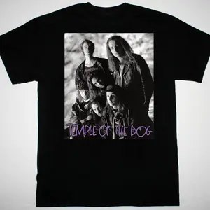 [SALE UP TO 50%] RETRO Temple of the Dog band T-shirt black Unisex Tee S to 5Xl
