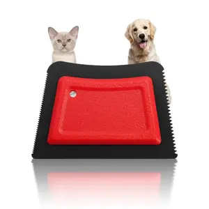 VEVOR Pet Hair Carpet Rake, 35.83-55.51 in Adjustable Long Handle Pet Hair Removal Broom, Reusable Advanced Lint Remover Scraper Dog Cat Fur Cleaning, for Carpet Rugs Mats Couch Furniture Cat TreeVEVOR Super Brand Day