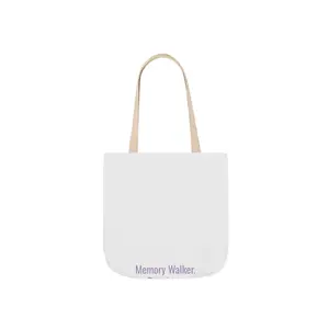 Memory Walker. Daughter. Granddaughter. Canvas Tote | World Alzheimer's Month Caregiver Gift in Soft Lavender — Awareness Memorial Senior Fa