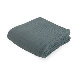 Original Cotton Muslin Quilt - Sea