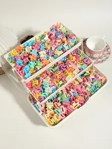 50pcs Mini Clip Set-Hair Clips Spring Fashion Small Hairpin, Various Shapes Don't HURt Hair, Suitable for Girls' Daily Collocation and Holiday Decoration