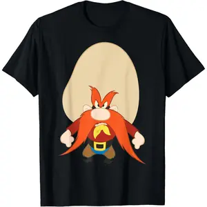 Men's Graphic Top Short Sleeve Looney Tunes Yosemite Sam Angry T-Shirt