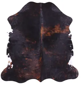 SUPER SALE Tricolor Natural Cowhide Rug - Large 6'5"H x 6'3"W