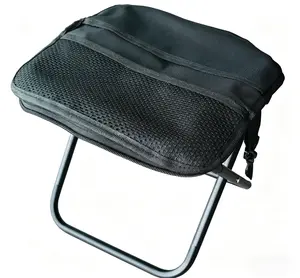 Heavy Duty Portable Folding Stool with Non-Slip Feet Outdoor Camping Fishing Hiking Travel Picnic Beach Backpacking Collapsible Compact Lightweight Foldable Chair Seat for Adults Kids Outdoor Indoor Home Use