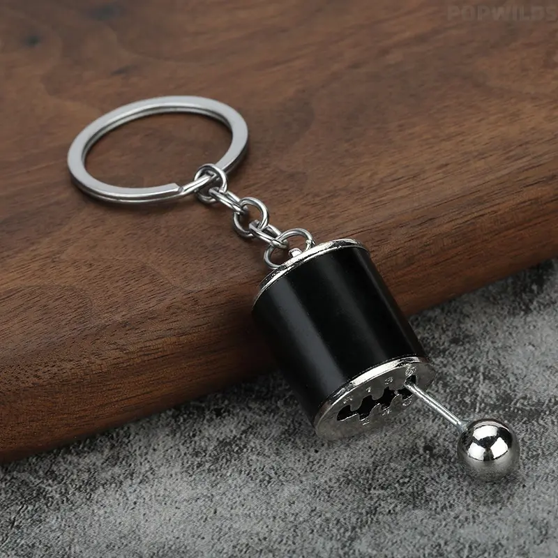 Miniature Gear-Shape Car Keychain for Auto-Fan Enthusiasts, Compact Fidget Toys for Stress Relief, Auto-Fan Gift, Souvenir Bag Accessory