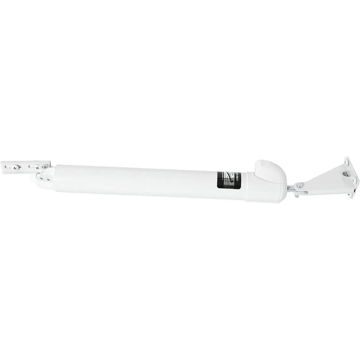 Touch 'n Hold Smooth Door Closer - Single Kit (White) - Standard-Duty Door Closer with Touch-Button Hold Open Feature & Smooth Closing Motion –  (Medium & Lightweight) Storm, Screen Doors.