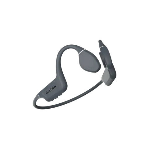 Raycon Adjustable Open Design Bone Conduction Wireless Bluetooth Headphones - Lightweight Headphones, IP68 Rated, Open Design Earbuds, Wireless Earbuds with Mic, Awareness Mode, 13hr Playtime, Hands-Free Calls for Gym, Workout