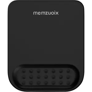 memzuoix Black Ergonomic Mouse Pad with Wrist Rest,Premium Memory Foam for Pain Relief,Non-Slip PU Base for Smooth Control–for Office&Laptop Use Desk Accessories