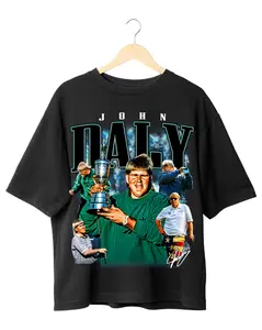 John Daly Vintage T-Shirt Men’s Soft Cotton  – Breathable, Comfortable Everyday Top