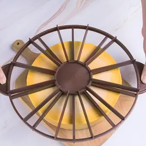 Cake Portion Cutter Double Sided Cake Marker Round Cake Slice and Pie Slicer Marker Cake Cutter Cake Divider Cheesecake Cutter 10 or 12 Slices Works for Cakes Up To 16-Inches Diameter