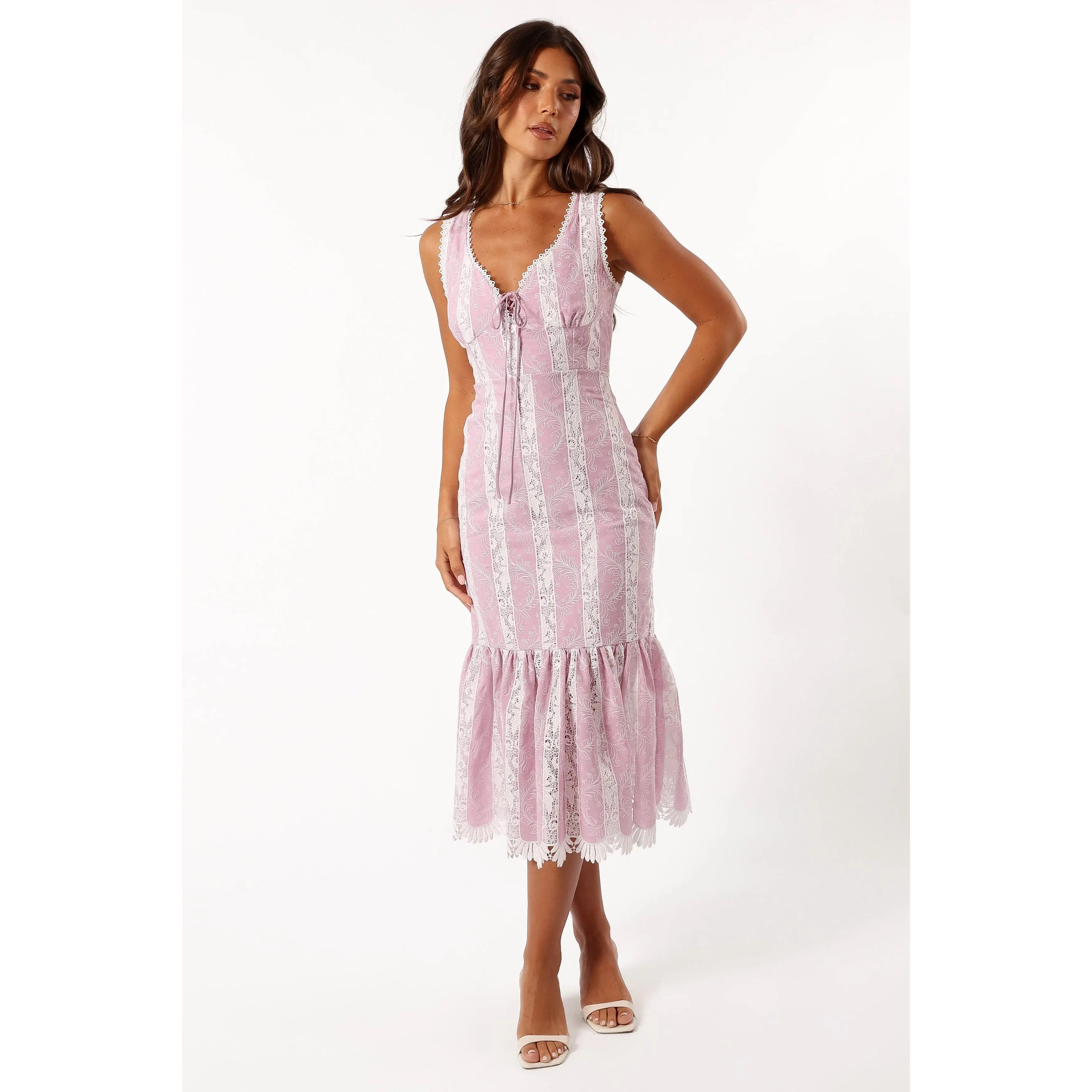 midi plain dress Buy Mulana