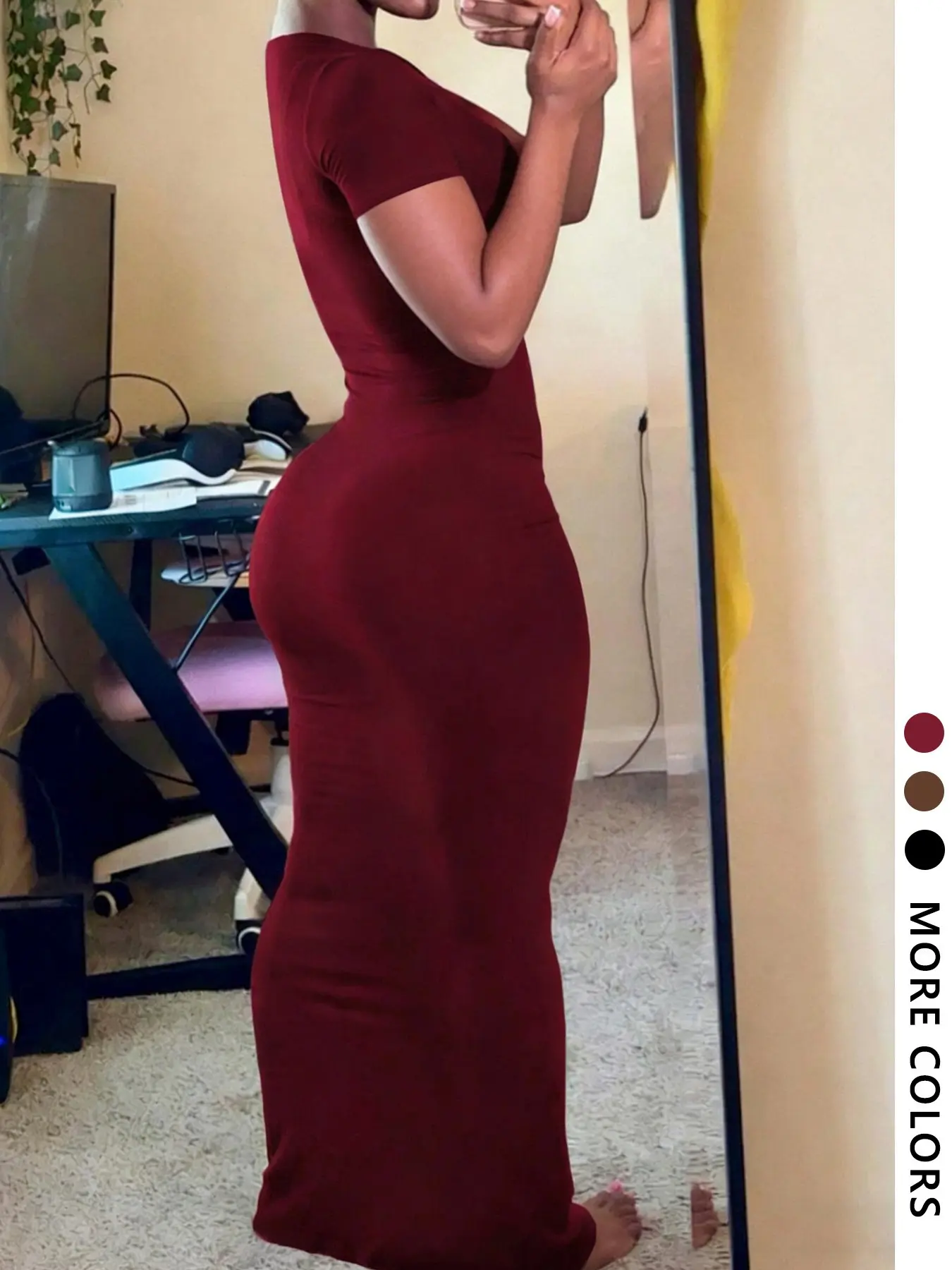 slim fit dress slacks Burgundy tight heart dress burgundy main image 1