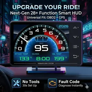 Upgrade Your Ride! 2026 Next-Gen OBD2 Smart HUD Car Monitor - Monitor Oil Temp, Turbo & More in Real-Time!