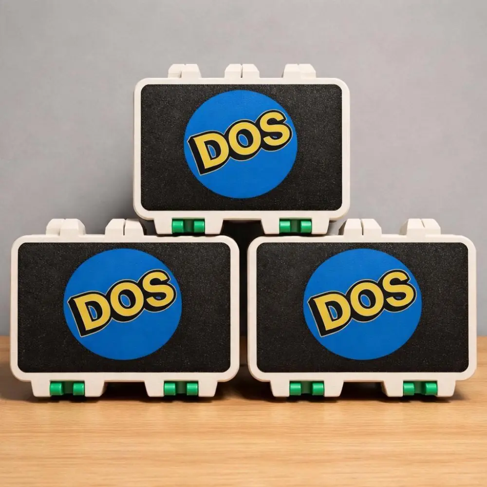 3D Printed DOS Game Storage Box | Retro Card Game Organizer | Compatible with DOS by UNO | Fun Gift for Game Lovers & Collectors