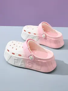 Women's Fashionable Plain Color Slides, Casual Comfortable Non-slip Slippers for Summer, Lightweight Breathable Shoes for Daily Wear, Girl