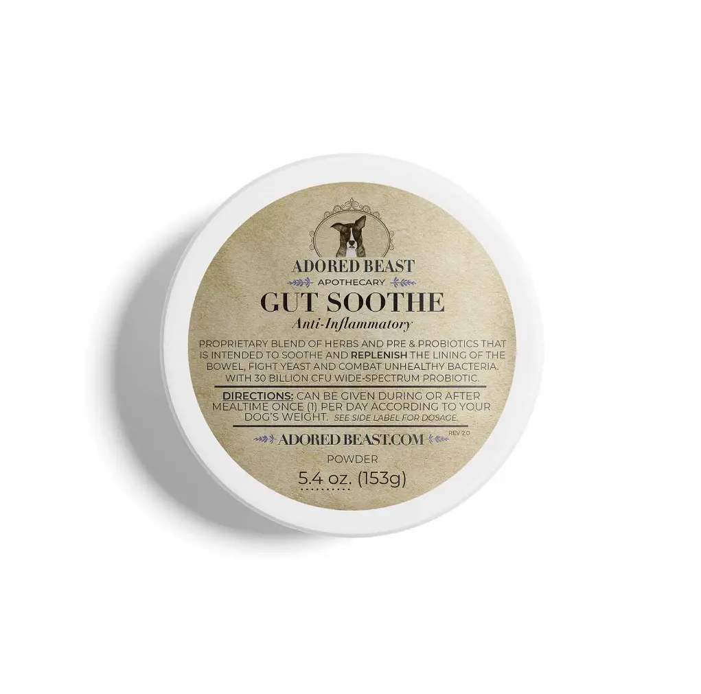 Adored Beats Gut Soothe – Calm & Comfort for Sensitive Tummies for pets