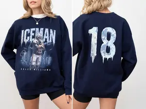 Chicago Football Caleb Ice Man 2-Sides Sweatshirt, ICEMAN Football Fan Gameday T-Shirt, WILLIAMS Iceman Football Hoodie, Gift for Men Women