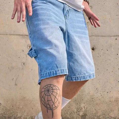 Men's Denim Shorts Loose Casual Fashion Comfy Shorts for Daily Outdoor Wear, Men Bottoms for All Seasons, Menswear