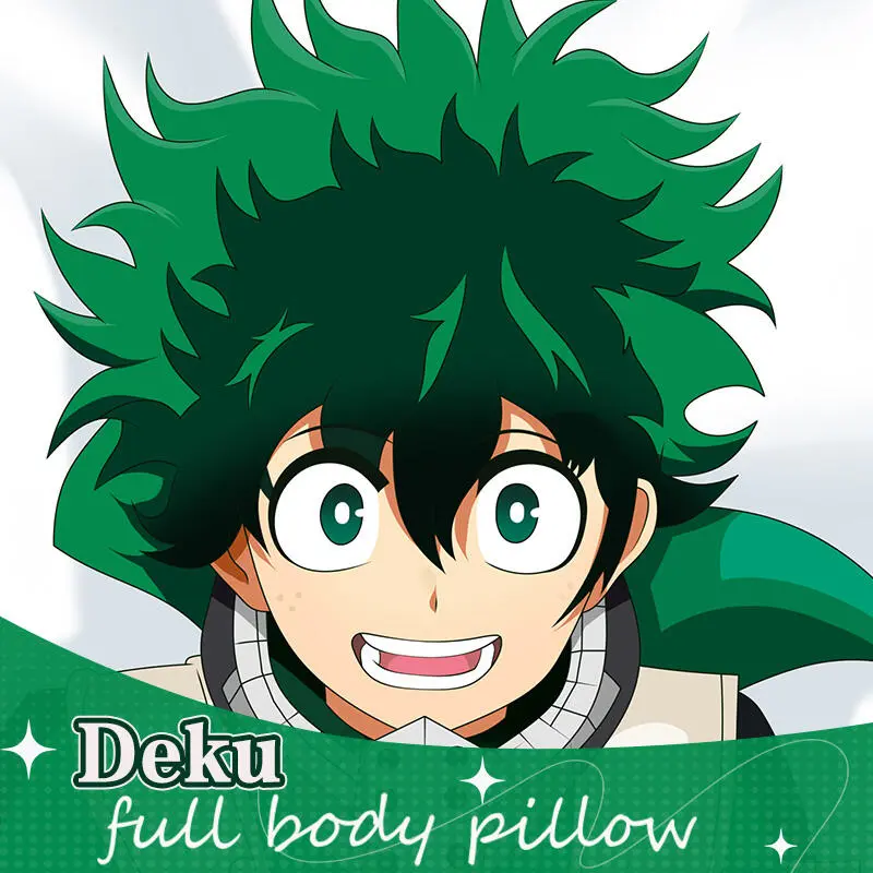 Anime Dakimakura Japanese Otaku Waifu Life Size Doublesided Print Hugging Body Pillov Cover Boku no Hero Academia Deku
