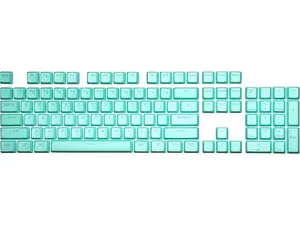 COOLER MASTER KC-NPDMF1-US PBT Doubleshot Backlit Keycap Upgrade Set Mint Green for Mechanical Keyboards