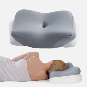 Cooling Cloud Pillow + FREE Cooling Pillowcase – Soft Ergonomic Pillow  Dual-density memory foam with a cooling pillowcase, suitable for side, back, and stomach sleepers