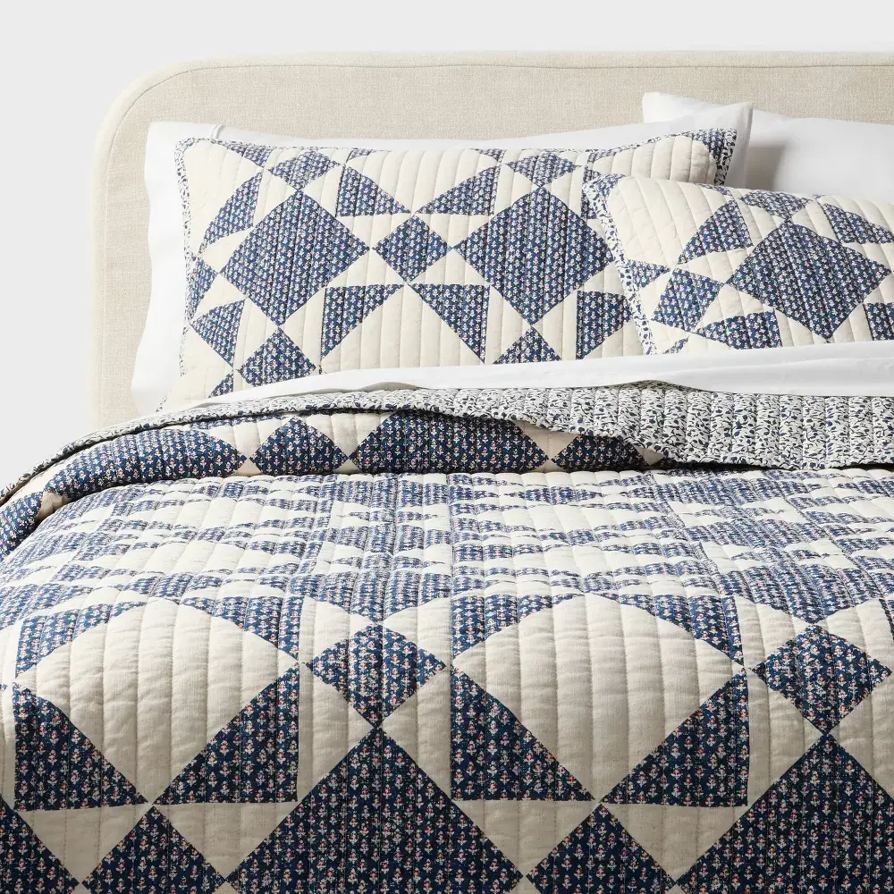 King Patchwork Quilt Set - Threshold