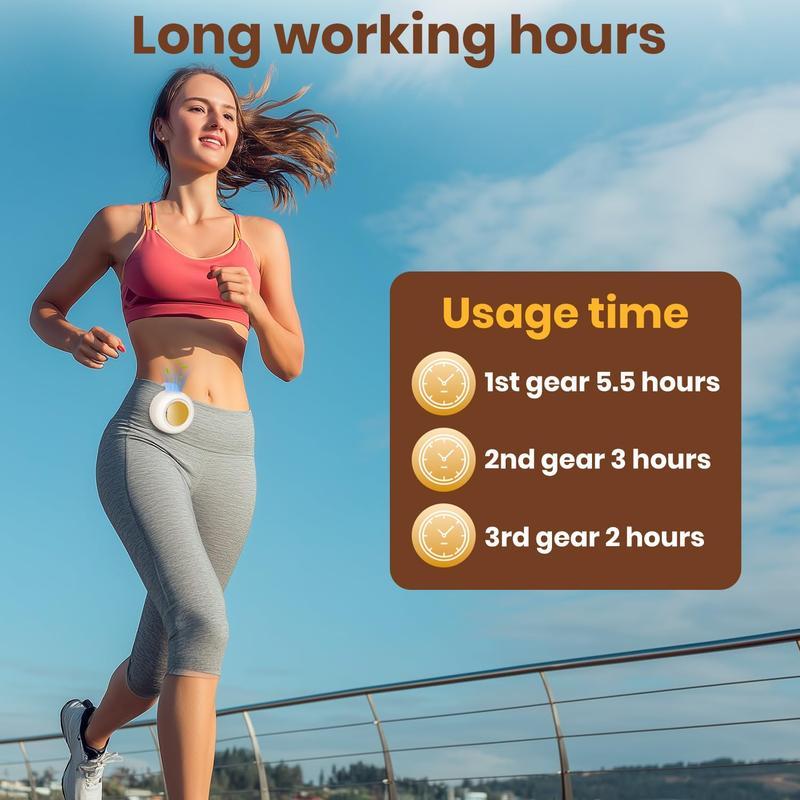 Portable Waist Fan Bladeless, Rechargeable Personal Fan, 3-Speed Turbo Cooling, Hands-Free Clip Fan for Work, Travel, Camping, Phone Cooling, Summer Must Have Portable Waist Fan Bladeless, Rechargeable Personal Fan, 3-Speed Turbo Cooling, Hands-Free Clip Fan for Work, Travel, Camping, Phone Cooling, Summer Must Have