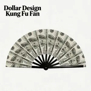 Realistic Dollar Bill Pattern Handheld Fan, Lightweight Plastic Foldable Fan, Ideal for Outdoor Activities and Parties, Essential Summer Cooler, Decoration Items