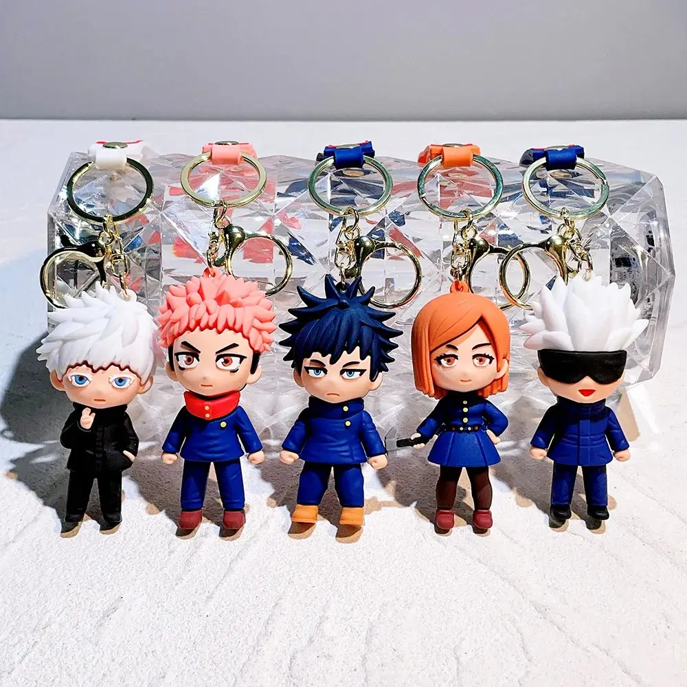 2026 Anime Jujutsu Kaisen Gojo Satoru Doll Plush Keychain Backpack Charm Cute Figure Toy Gift For Boys Girls Cosplay Fans