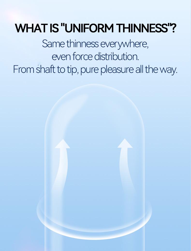 Zioxx 003 Ultra Thin Condoms for Men - Barely There Feel with Hyaluronic Acid Extra Lube, Skinfit Latex, 10 Pack