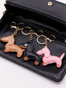 Cute Dachshund Keychain Kawaii, Multicolor Dog Charm for Bags and Cars, Perfect Gift for Pet Lovers, Stylish and Practical Accessory