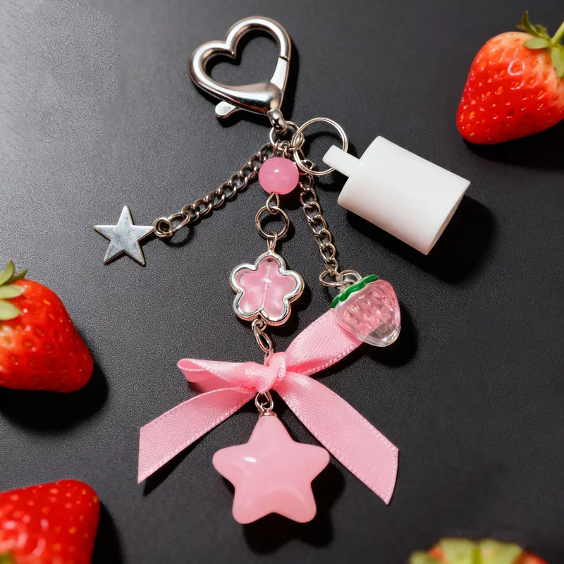 Summer friday small lip gloss key chain - TikTok Shop