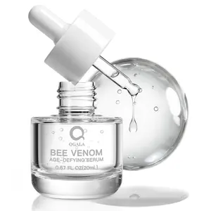 Bee Venom Serum with Sodium DNA PDRN & Acetyl Hexapeptide-8, Smoothing Lines, Hydrating & Firming Skin Facial Serum for Radiant, Healthy-Looking Skin 0.67 Fl.Oz (Unscented)