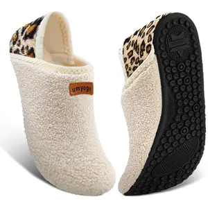 Non-slip House Slippers for Women & Men – Memory Foam Comfort Slip-on Slipper Socks for Home, Bedroom, Yoga, Travel