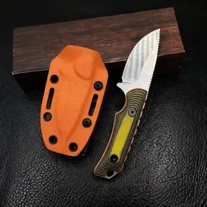 Compact Outdoor Folding Pocket Tool with Kydex Sheath – G10 Handle, CNC High-End Handmade Design, Convenient Daily Carry for Camping, Hiking & Outdoor Tasks – Practical Gift for Men