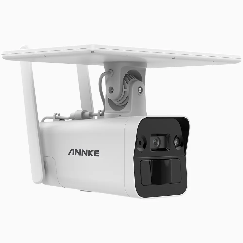 ANNKE 4MP 4G LTE Solar-Powered Outdoor Security Camera, 100% Wire-Free, Built-in Battery, Two-Way Audio, PIR + Radar Motion Detection security camera