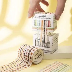 Washi Tape, 1 Roll/bag Colorful Washi Tape, DIY Decorative Tape for Scrapbooking, Scrapbook Page, Journaling, Gift Wrapping, Greeting Card Making, Crafts