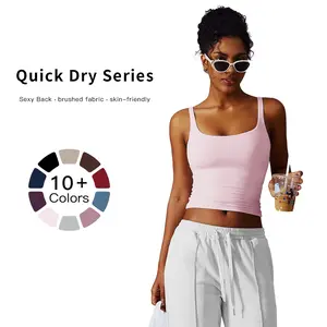 MFVIM Women's One-Piece Sports Tank Top, Quick-Dry Breathable Sports Tank Top, Women's Fitness Apparel for Indoor and Outdoor Wear, Breathable Sports Top, Sports Upperwear