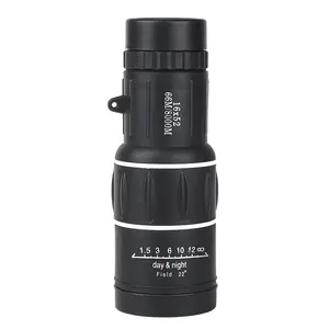 Outdoor Portable 16X52 Monocular Telescope High Magnification HD Low-Light Night Vision Mobile Phone Camera Telescope