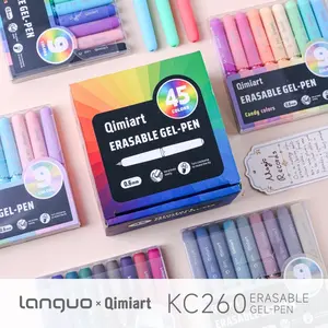 9 Color Erasable Gel Pen 0.6mm, Heat-Erasable Artistic Drawing Water Brush, Student Hand Account Dedicated, Perfect for Creative Projects, Art Pen Marker
