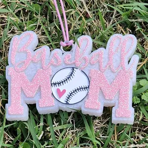 Baseball Mom Scented Car Freshie.  Hang From Your Rear View Mirror #baseball #Car Freshie