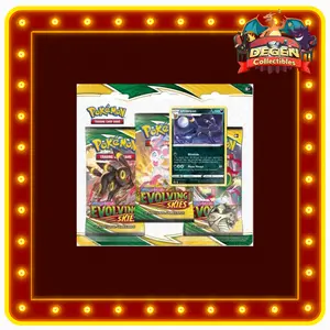 POKEMON TCG ENG- Evolving Skies 3 Pack Blister [Umbreon]