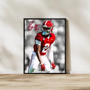 Ryan Williams Alabama Crimson Tide Football Poster Man Cave Sports Poster, Football Wall Decor Sports Fan Gift, for Sports Fans & Home Office Display, Poster Football Gifts - Unframed