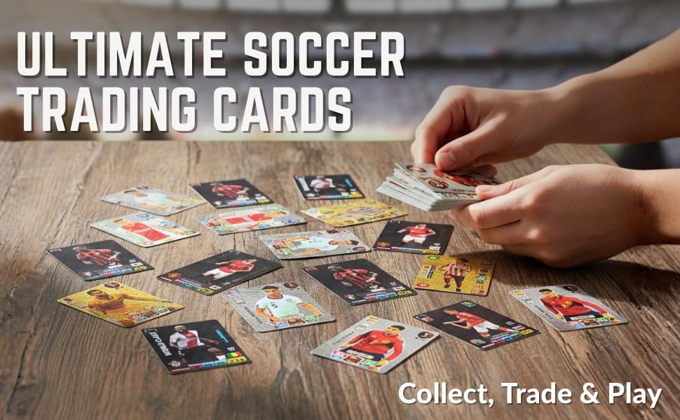 2026–27 Soccer Cards – 33 Unique Soccer Player Trading Cards |   3 Mystery Packs (Black, Gold & Silver) |   Different Cards in Each Pack |   Ideal for Football Fans & Collectors – Not Original