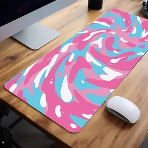 Whirlpool pattern mouse pad, abstract art game pad, office and home non slip rubber laptop desk pad, office desk accessories
