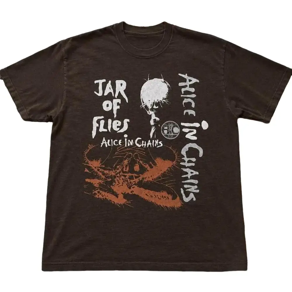 Dark Chocolate Alice In Chains Jar Of Flies Graphic Tee, Anime Shirt, Gift For Woman, Casual Streetwear, Trending Shirt