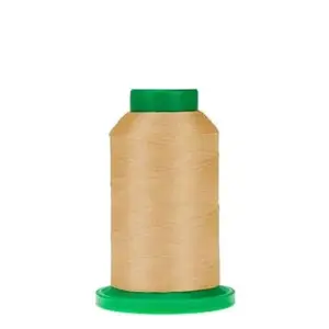 Isacord Polyester Embroidery Thread - 1000m Warm Tones Old Gold 2922-0851, Smooth Finish, Ideal for Monograms, Clean Reliable Performance, Lasting Color, Maintains Crisp Details