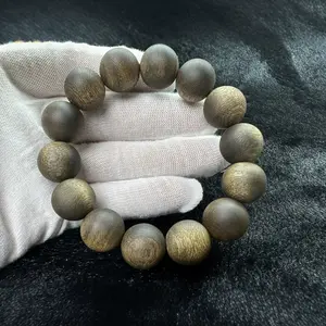Natural Wood Meditation Bracelet Premium Cultural Play Agarwood Qinan Bracelet 108 Buddhist Beads Single Circle Old Material Bracelet Unisex Prayer Beads Authentic Natural meditation yogajewelry fengshui woodenbracelet