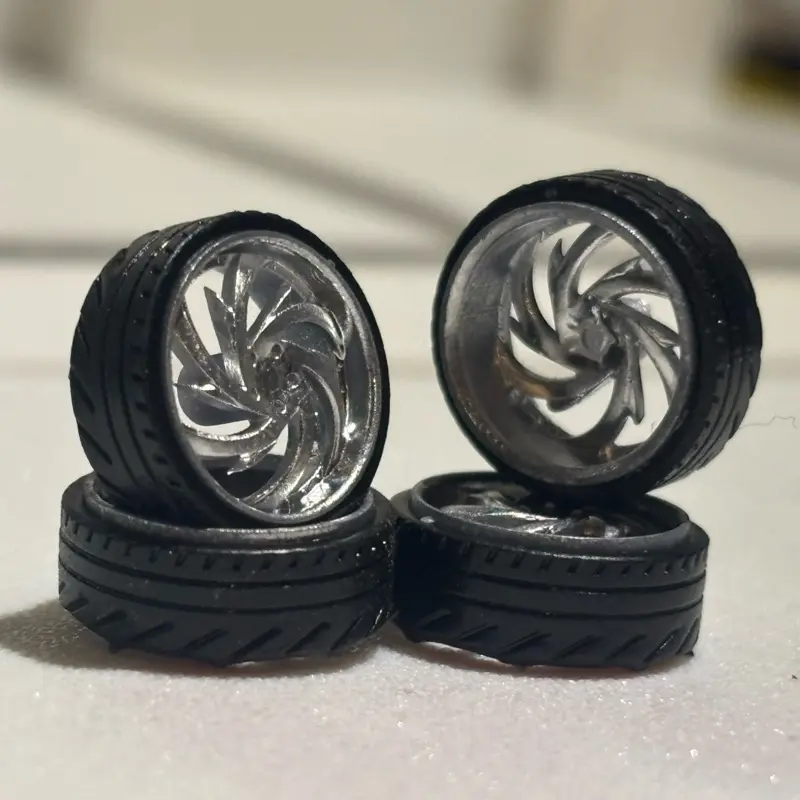 1/64 scale 14x5mm rims (blades staggered)